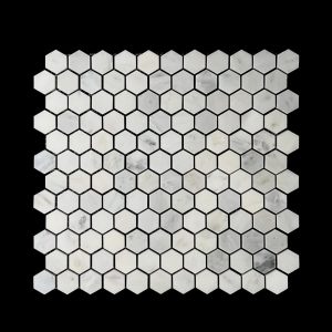 Asian Statuary 1" Hexagon Polished