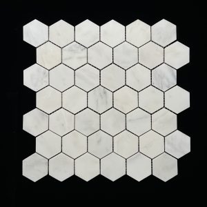 Asian Statuary 2" Hexagon Polished